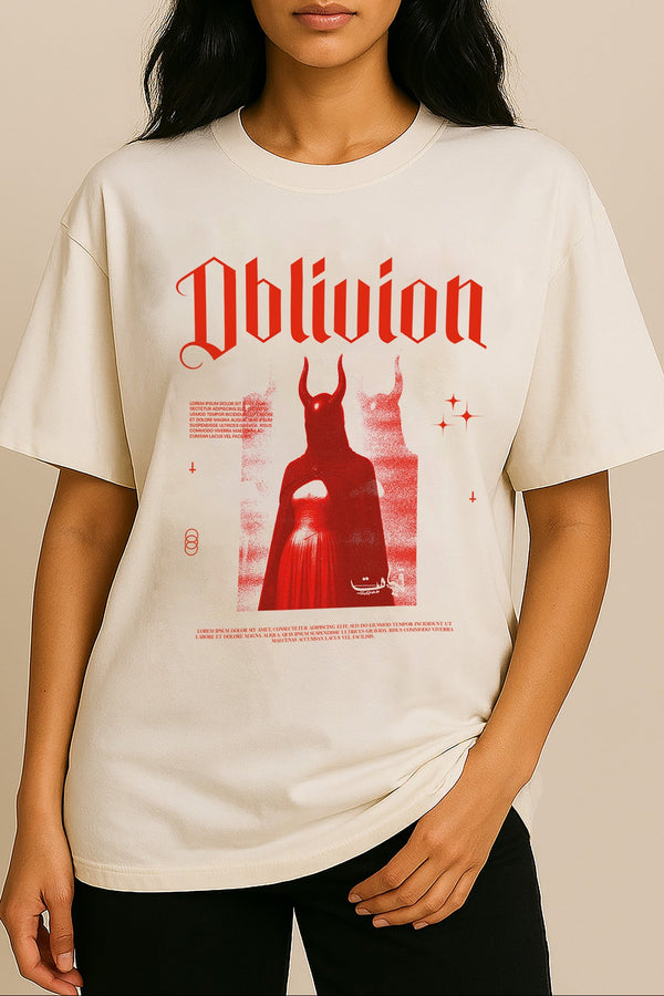 Oversized Drop-Shoulder T-Shirt