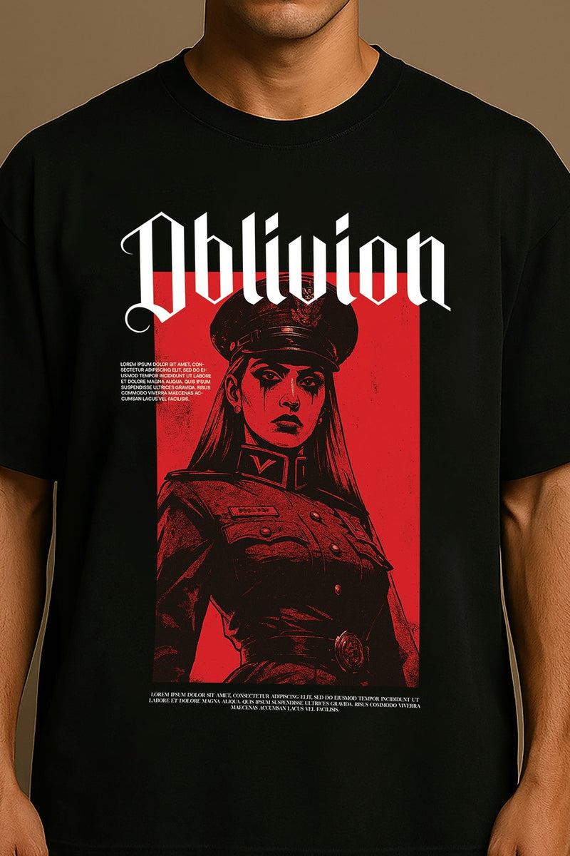 Oversized Drop-Shoulder T-Shirt