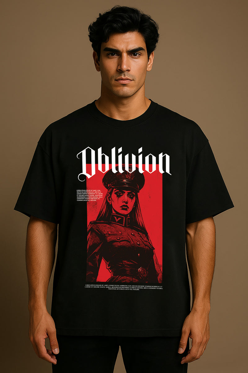 Oversized Drop-Shoulder T-Shirt